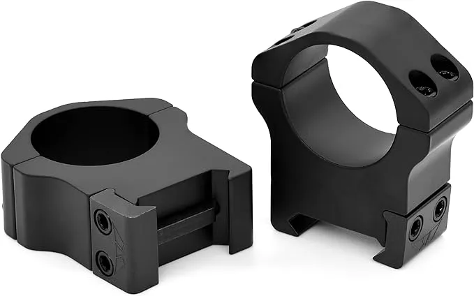 WARNE Scope Mounts Maxima Horizontal, 1 Inch and 30mm, PA, Optic Rings