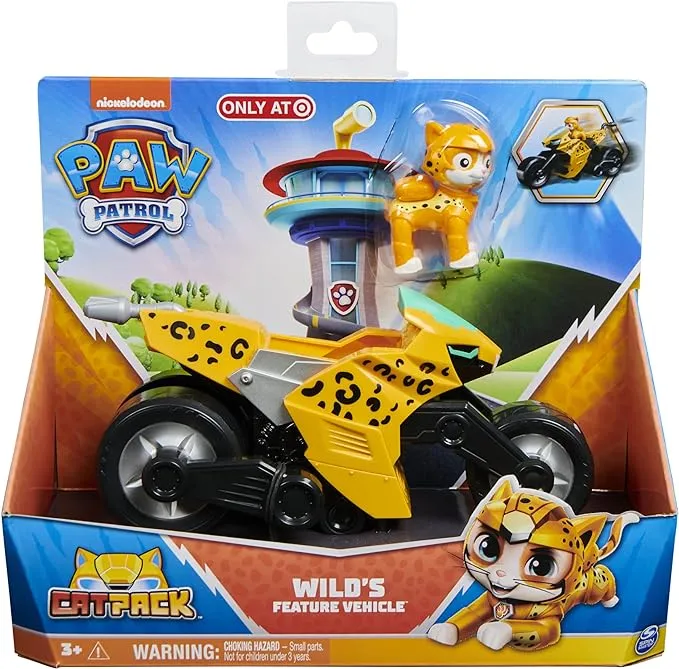 Paw Patrol Catpack Wild's Exclusive Feature Vehicle & Figure