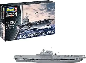 Revell 5824 1/1200 USS Enterprise CV6 Aircraft Carrier