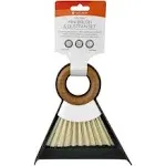 Full Circle and Brush Set, White Tiny Team Mini Dustpan