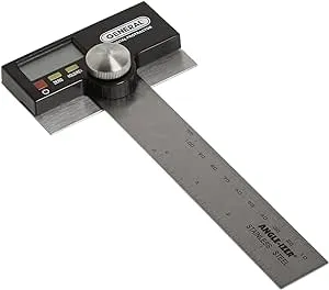 General Tools 1702 6-Inch Stainless Steel Pivoting Arm Digital Protractor