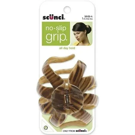 Scunci No-Slip Grip Large Octopus Clip, Color May Vary 1 ea (Pack of 4)