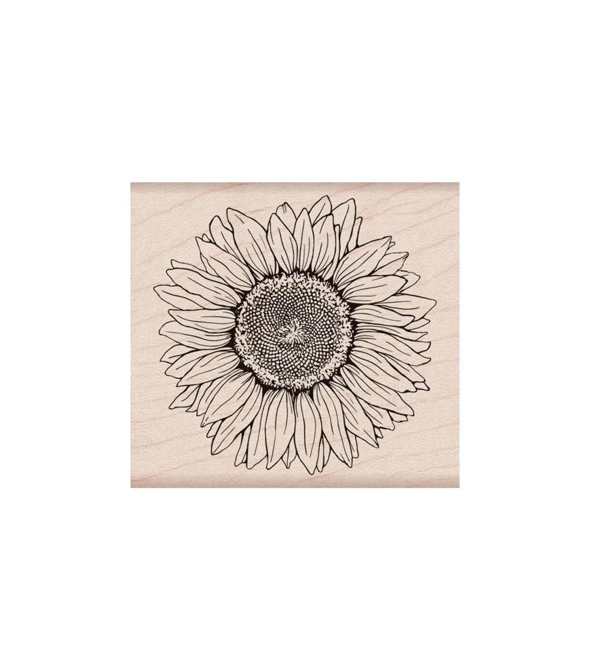 Hero Arts K6288 Wood Stamps, Hero Florals Sunflower