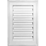 Ekena Millwork 18"H x 12"W Vertical Gable Vent Louver