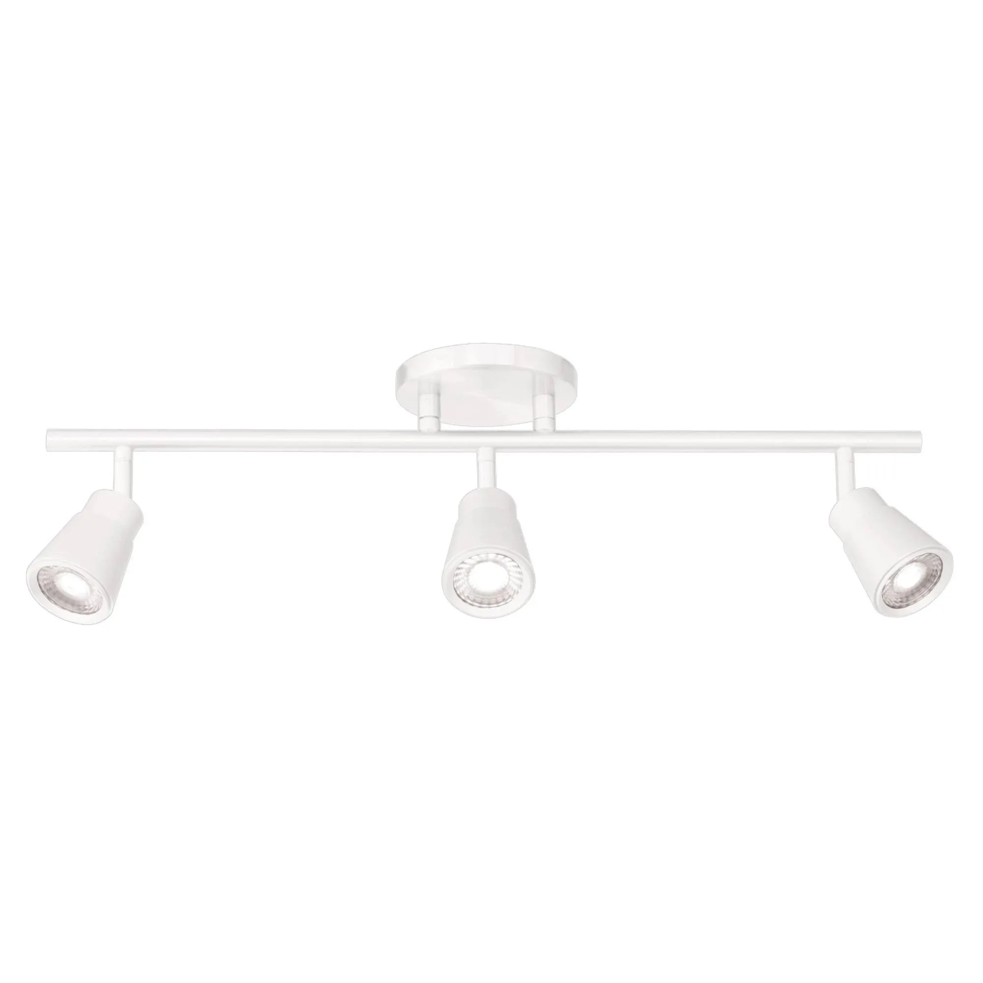 LED Fixed Rail from the Solo Collection in White Finish by W.A.C. Lighting