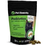 Pet Honesty Probiotics Gut & Immune Health Dual Textured Chews for Cats (3.7 oz)