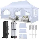 10&#039;x20&#039; Pop up Party Tent Gazebo Canopy Market Instant Shelter Polyester Tent