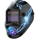 YESWELDER True Color Solar Powered Auto Darkening Welding Helmet, Wide Shade 4/9-13 for TIG MIG ARC Weld Hood Helmet