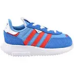 Adidas Retropy F2 Shoes - Kids - App Sky Rush / Red / Blue Rush - 8K