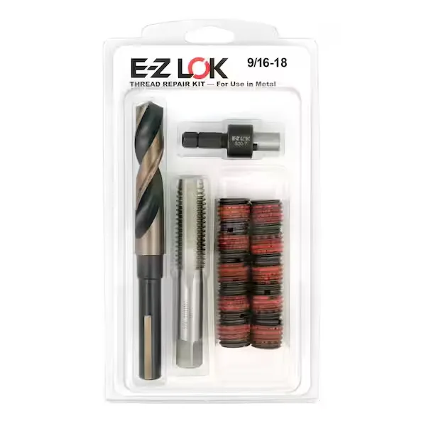 E-Z Lok EZ-329-918 ‚Ñ¢ Thread Repair Kit for Metal - Standard Wall - 9