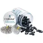 CQRobot 300 Pieces 2.5mm Pitch JST - SM JST Connector Kit. 2.5mm Pitch male and Female Pin Header, JST SM - 2 Pin Housing JST Adapter Cable Connector