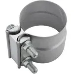 2.5&#034; Lap Joint Exhaust Band Clamp Preformed Aluminized Steel