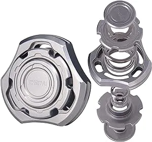 DjuiinoStar High-end Fidget Spinner, Unique Dual Bearings Design, Pricisely CNC Machined Stainless Steel, Premium EDC Toy Dfs-01