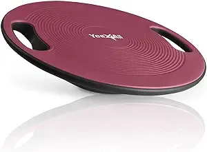 Yes4all Wobble Balance Board, 16 in Surface, for Exercise Balance Trainer - Sugar Plum