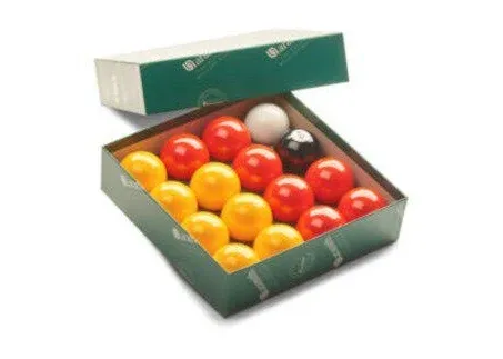 Aramith Premier Red-Yellow 2 Pool Balls with 1 7/8 White