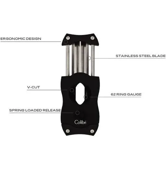 Colibri V-Cut Cigar Cutter