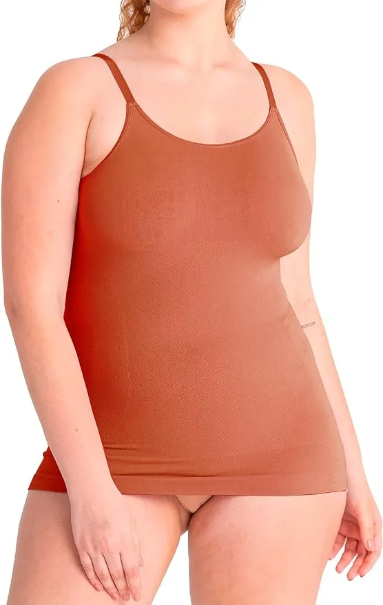 SHAPERMINT Womens Tops - High Compression Scoop Neck Cami - Tank Top for Women, Camisole for Women