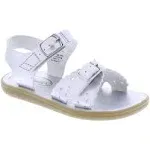 Footmates Eco-Ariel Waterproof Sandal in Silver Micro