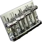 Bass Bridge for 4-String Fender Jazz or Precision Bass- Chrome