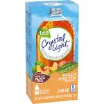 Crystal Light Drink Mix, Peach Iced Tea, On-the-Go Packets, 10 Pack - 10 pack, 0.7 oz packets