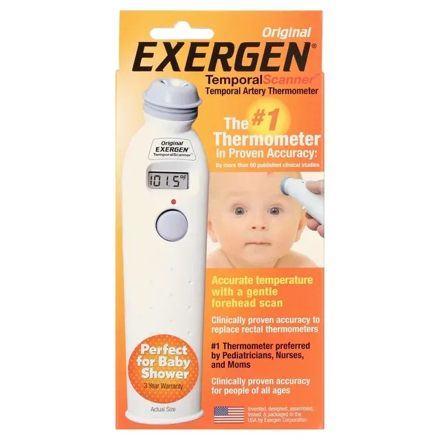 Exergen TEMPORAL ARTERY THERMOMETER TAT-2000 SCANNER PROFESSIONAL MODEL