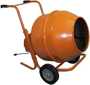 8 CU FT Wheel Barrow Portable Cement Concrete Mixer