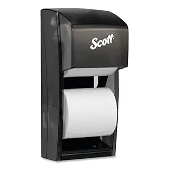 Scott Professional - 3600009021 09021 Essential SRB Tissue Dispenser, 6 6/10 x 6 x 13 6/10, Plastic, Smoke