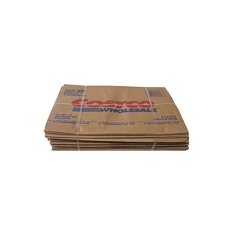 30 Gallon Lawn & Leaf 2-Ply Heavy-Duty Yard Waste Compost Paper Bags