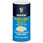 Morton popcorn salt 3.75-oz, Pack of 2