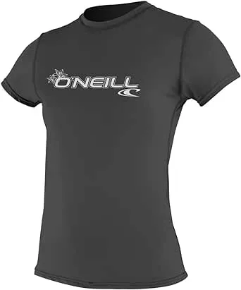 Used O&#039;Neill Women&#039;s Basic Skins Short Sleeve Sun Shirt, Black, Size: Small