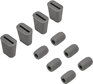 Ruvati Rinse Grid Bumpers (6 Qty) and Feet (4 Qty) Set - Gray - RVA11019