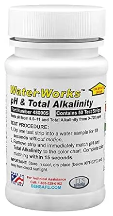 480005 WaterWorks pH/Total Alkalinity Test (1-Pack)