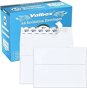 ValBox 100 Qty A6 Envelopes