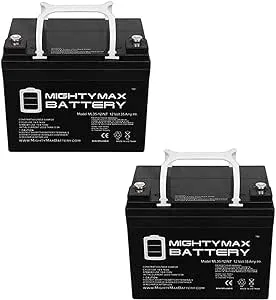 Mighty Max Battery 12V 35AH INT Replacement Battery for DURDC12-35J - 2 Pack