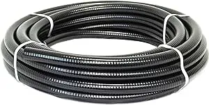 HALF OFF PONDS Flexible PVC Pond Hose 1" x 25' - HOPF1X025