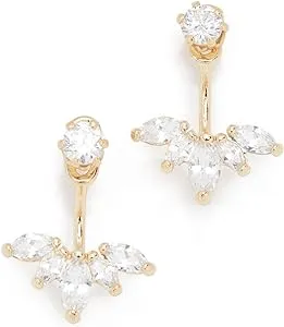 SHASHI Women's Marquis Ear Jacket Earrings