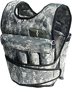 CROSS101 20LBS - 140LBS Adjustable Weighted Vest With Shoulder Pads Option for Men and Women