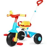 KRIDDO 2 in 1 Kids Tricycles Age 18 Month to 3 Years, Gift Toddler Tricycles for 2-3 Year Olds, Trikes for Toddlers with Push Ha