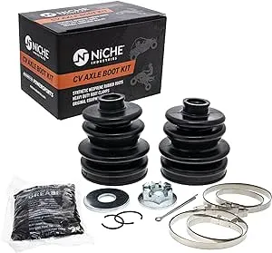 NICHE Front Rear CV Axle Boot Kit For Arctic Cat 500 TRV TBX 400 300 650 250 Replaces 1436-207