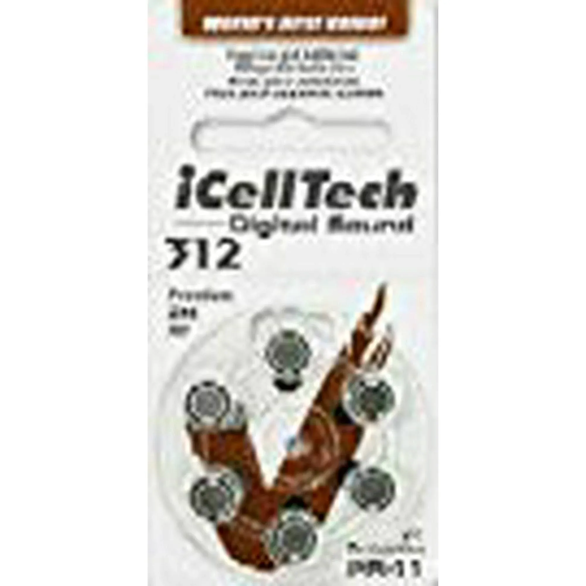 60 iCellTech Hearing Aid Batteries Size 13