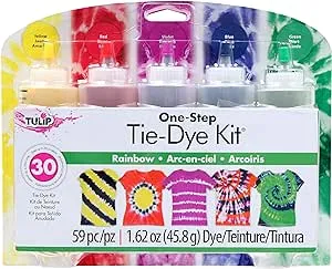 Tulip One-Step 5 Color Tie-Dye Kits Rainbow,1.62oz