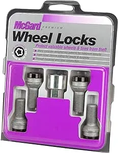 McGard Wheel Lock Bolt Set - 4pk. (Radius Seat) M14X1.5 / 17mm Hex / 2