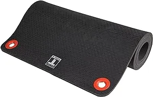 Body-Solid (BSTFM20) Hanging Exercise Mat - Thick Workout Mat for Home Gym, Ideal for Yoga, Exercise & Fitness, Extra Thick Foam for Comfort, Perfect for Home Workouts (71"x23"), Black