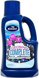 BioGuard Pool Closing Complete - 67.6 Fl Oz, Blue, 3-in-1 Concentrated Pool Closing Complete Formula, Protects Equipment & Surfaces, Suitable for All Pool Types