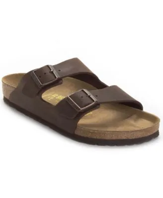 Birkenstock Arizona Soft Footbed (42 Iron Oiled Leather)