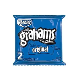 Keebler Grahams Crackers, Original, 0.49 oz Pouch(Pack of 200)