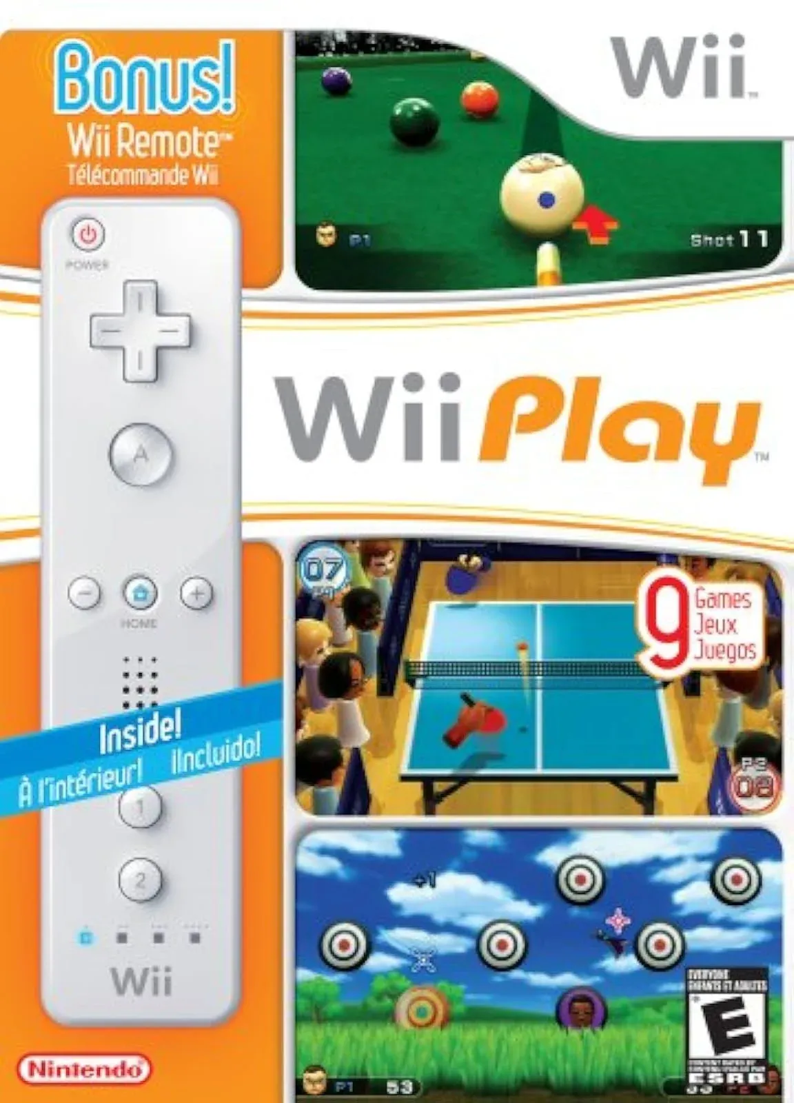 Wii Play with Remote (Wii, 2007)