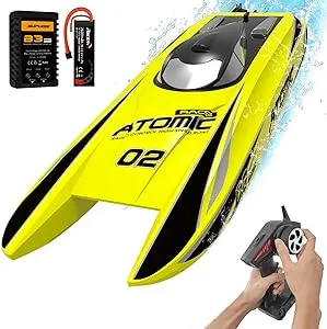 VOLANTEXRC RC Boat Remote Control Boats for Pools and Lakes 2.4 GHZ 20MPH RC Boats for Adults and Kids Fast RC Racing Boats for Kids and Adults with 2 Rechargeable Batteries Toys Gifts for Boys Girls