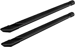 Raptor Series Running Boards Steps 5in Treadsteps Black Aluminum for 07-21 Tundra CrewMax