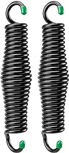 SwingMate Black Porch Swing Springs For Hammock Chairs or Porch Swings